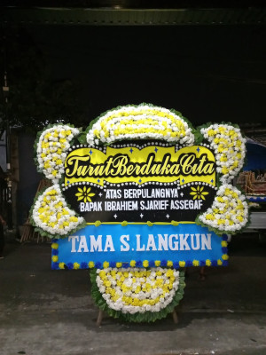 Papan Bunga Duka di Jayaraksa
